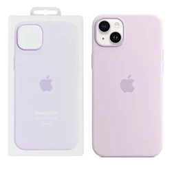 Silikonowe etui Apple iPhone 14 Plus Silicone Case MagSafe - liliowe (Lilac)