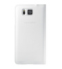 Samsung Galaxy Alpha S View Cover phone case - white