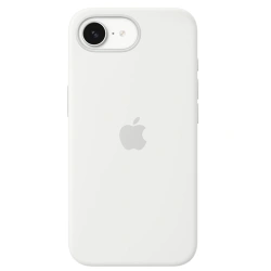 Apple iPhone 16e Silicone Case - White (White)