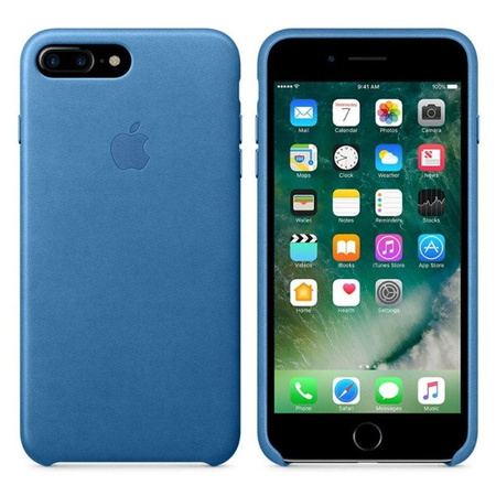 Apple iPhone 7 Plus/ 8 Plus Leather Case MMYH2ZM/A - blue (Sea Blue)