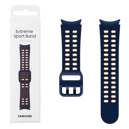 Samsung Galaxy Watch 4/ Watch 4 Classic/ Watch 5/ Watch 5 Pro 20 mm strap Extreme Sport Band S/M ET-SXR86SNEGEU - navy blue (Navy)