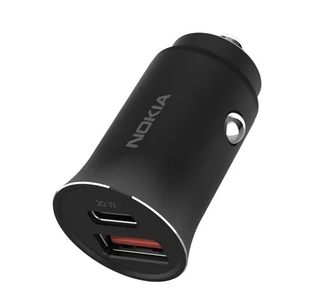 Nokia Fast Car Charger Mini 20W - black