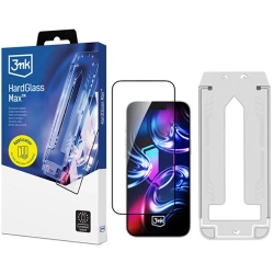 Tempered glass with applicator for Apple iPhone 16 Pro/ 17 3MK Hard Glass Max