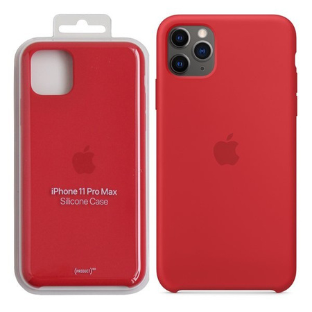 Apple iPhone 11 Pro Max silicone case MWYV2ZM/A - Red (Red)