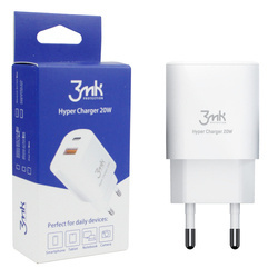 3mk ładowarka sieciowa Hyper Charger USB-C USB-A - 3A 20W