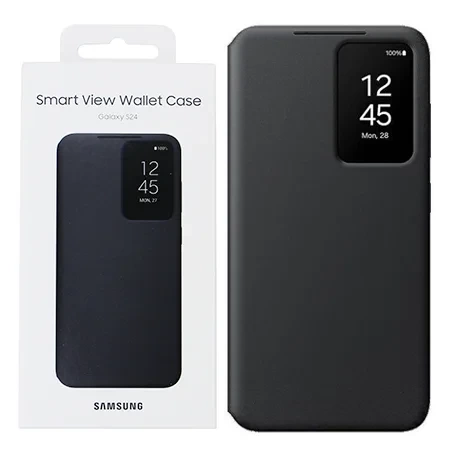 Etui na telefon Samsung Galaxy S24 Smart View Wallet Case - czarne