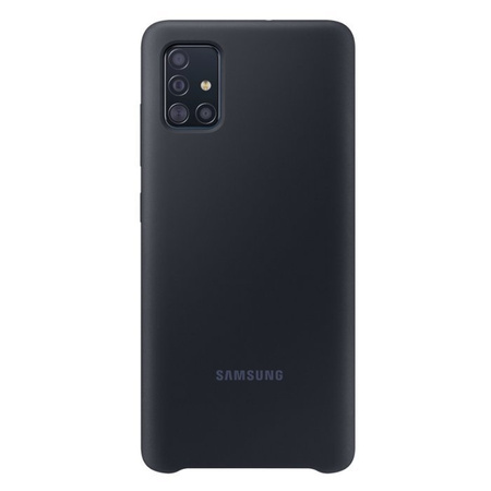 Samsung Galaxy A51 silicone case EF-PA515TBEGWW - black