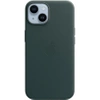 Skórzane etui Apple iPhone 14 Leather Case MagSafe - zielone (Forest Green) 