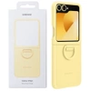 Samsung Galaxy Z Flip6 Silicone Phone Case with Ring - Yellow