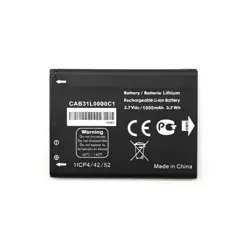 Original battery CAB31L0000C1 for Alcatel One Touch 155/ 720/ 808 - 1000 mAh