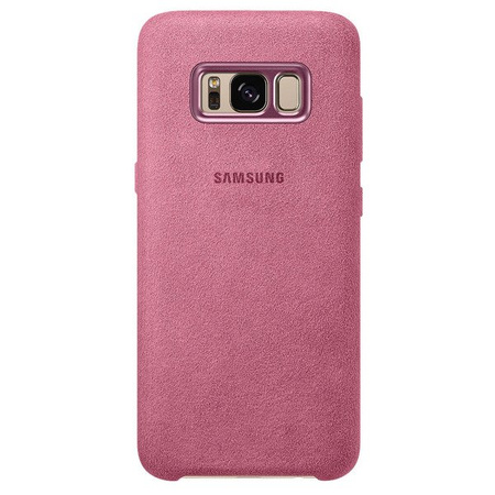 Samsung Galaxy S8 Alcantara phone case - pink