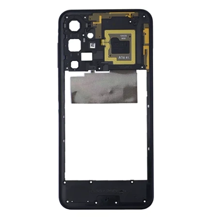 Body, side frame for Samsung Galaxy A05s - black 