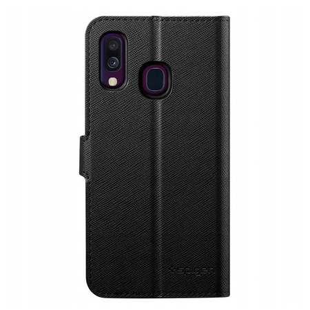 Etui z klapką do Huawei P20 Lite/ Nova 3e Spigen Wallet S - czarne