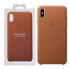 Apple iPhone XS Max etui skórzane Leather Case MRWV2ZM/A - brązowe (Saddle Brown)