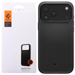 Etui do Apple iPhone 17 Pro Spigen Enzo Aramid ”T” - czarne