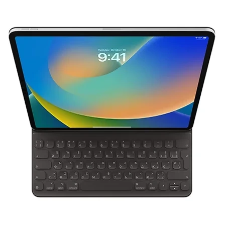 Apple iPad Pro 12.9" gen keyboard case. 3/ 4/ 5/ 6 Smart Keyboard Folio (Ukrainian layout) - black