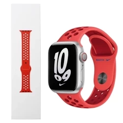 Apple Watch 38/ 40/ 41 mm Nike Sport Band S/M M/L- Red (Bright Crimson/ Gym Red)