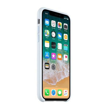 Apple iPhone X silicone case MRRD2ZM/A - blue (Sky Blue)