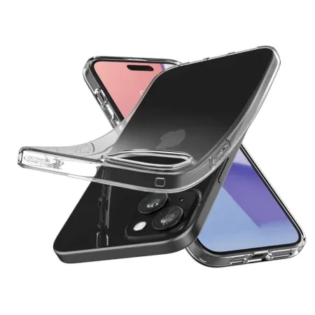 Spigen Crystal Flex silicone case for Apple iPhone 15 - transparent 