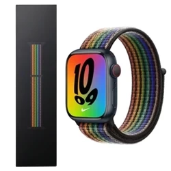 Pasek Apple Watch 38/ 40/ 41/ SE/ SE 2 Nike Sport Loop - tęczowy (Pride Edition)