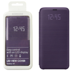 Etui na telefon Samsung Galaxy S9 LED View Cover - fioletowe