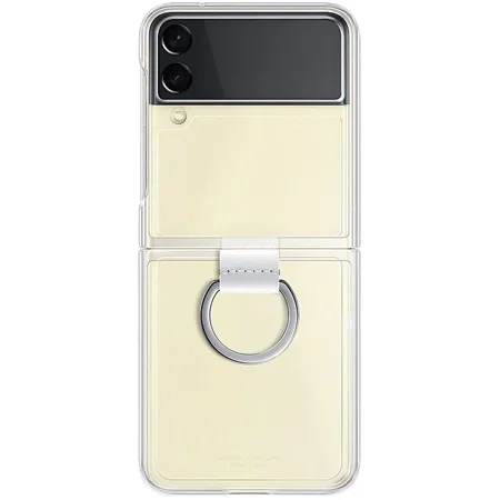 Etui na telefon Samsung Galaxy Z Flip3 5G Clear Cover with Ring - transparentne