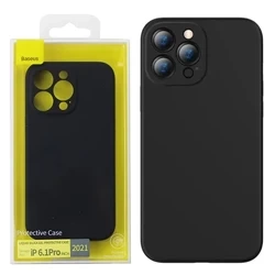 Case for Apple iPhone 13 Pro Baseus Liquid Silica Gel - black