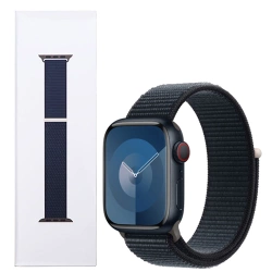 Strap for Apple Watch 38/ 40/ 41/ SE/ SE 2 Sport Loop - Black (Midnight)
