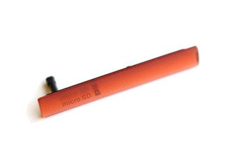 Sony Xperia Z3 Compact USB and micro SD charging connector cap - orange