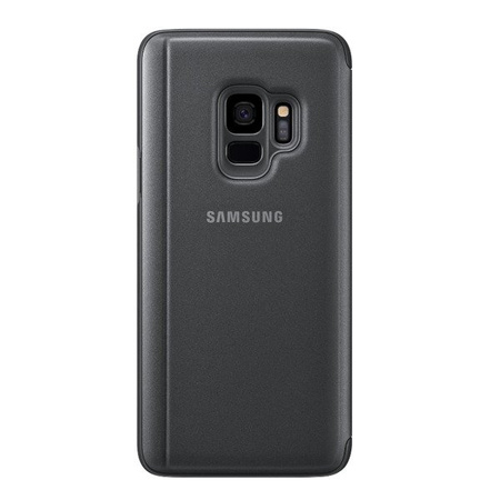 Samsung Galaxy S9 Clear View Standing Phone Case - black [OUTLET]