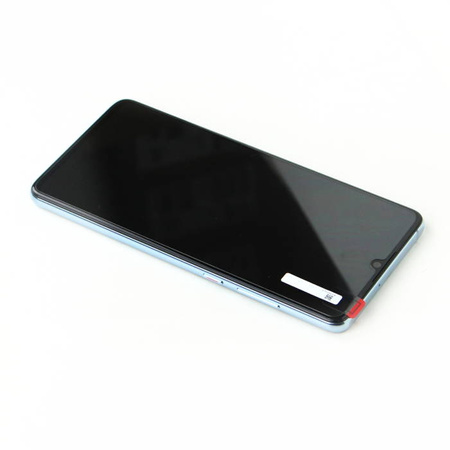 Wyświetlacz LCD z ramką i baterią do Huawei P30 - niebieski (Breathing Crystal)
