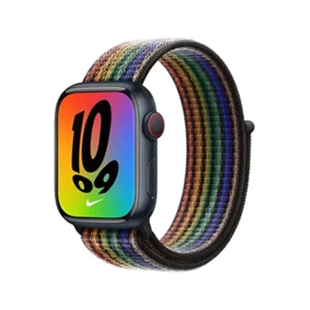 Apple Watch 38/ 40/ 41 mm Nike Sport Loop Strap - Rainbow (Pride Edition)