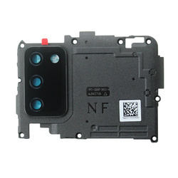 Samsung Galaxy A03s camera glass with frame - black