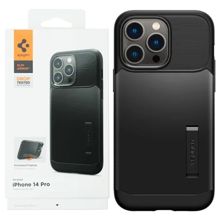 Spigen Slim Armor case for Apple iPhone 14 Pro - black