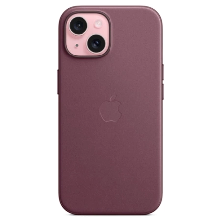 Etui Apple iPhone 15 FineWoven Case MagSafe - bordowe (Mulberry)