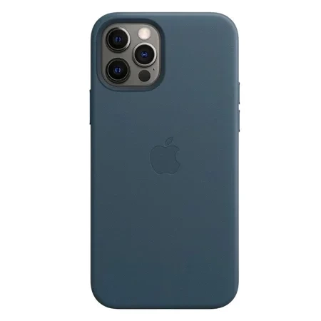 Apple iPhone 12 Pro Max Leather Case MagSafe - navy blue (Baltic Blue)