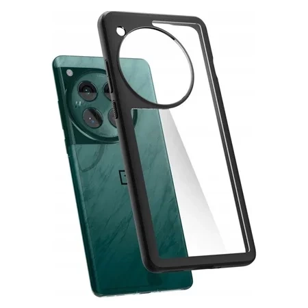 Spigen Ultra Hybrid case for OnePlus 12 - transparent with black frame