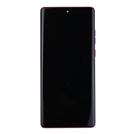 Genuine LCD display with bezel for Motorola Edge 50 Fusion - pink (Hot Pink)