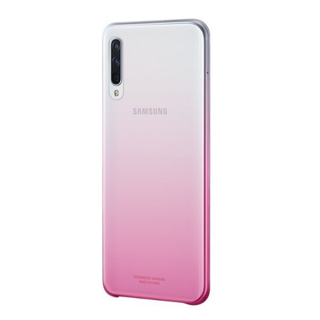 Samsung Galaxy A50 Gradation Cover phone case - translucent pink