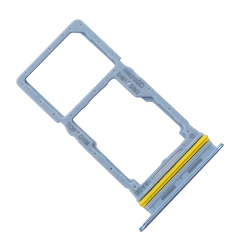 Szufladka kart SIM i karty pamięci micro-SD do Samsung Galaxy A17 4G oryginalna - niebieska (Light Blue)