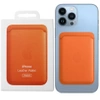 Apple Leather Wallet iPhone MagSafe FindMy - Orange (Orange)