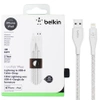 Belkin DuraTek Plus Lightning cable 3 m - white