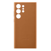Etui na telefon Samsung Galaxy S23 Ultra Leather Case - brązowe