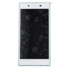 Sony Xperia Z5 LCD display with bezel and headphone connector - white