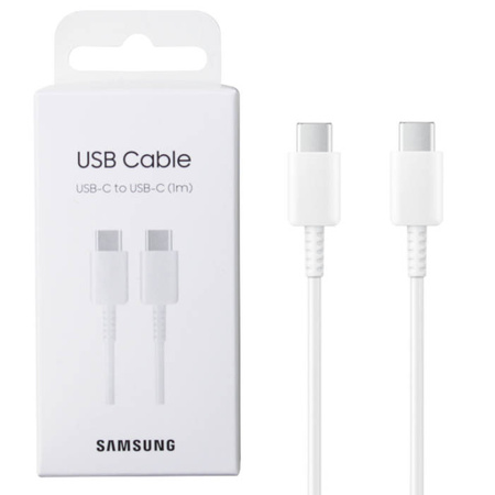 Samsung cable from USB-C to USB-C EP-DA705BWEGWW 1 m - white 