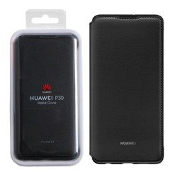 Huawei P30 case Wallet Cover 51992854 - black