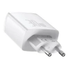 2x USB-A + USB-C Baseus Compact Quick Charger 30W - white