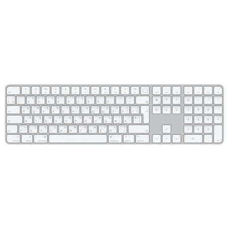 Apple Magic Keyboard with Touch ID and Numeric Keypad (Ukrainian layout) - white