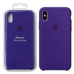 Apple iPhone X Silicone Case MQT72ZM/A - purple (Ultra Violet)