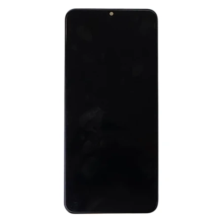 Original LCD display with bezel for Realme C51 - black